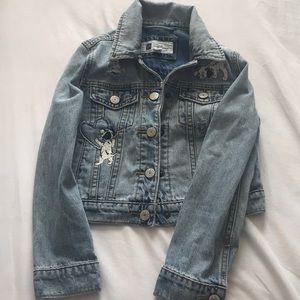 Toddlers denim jacket set